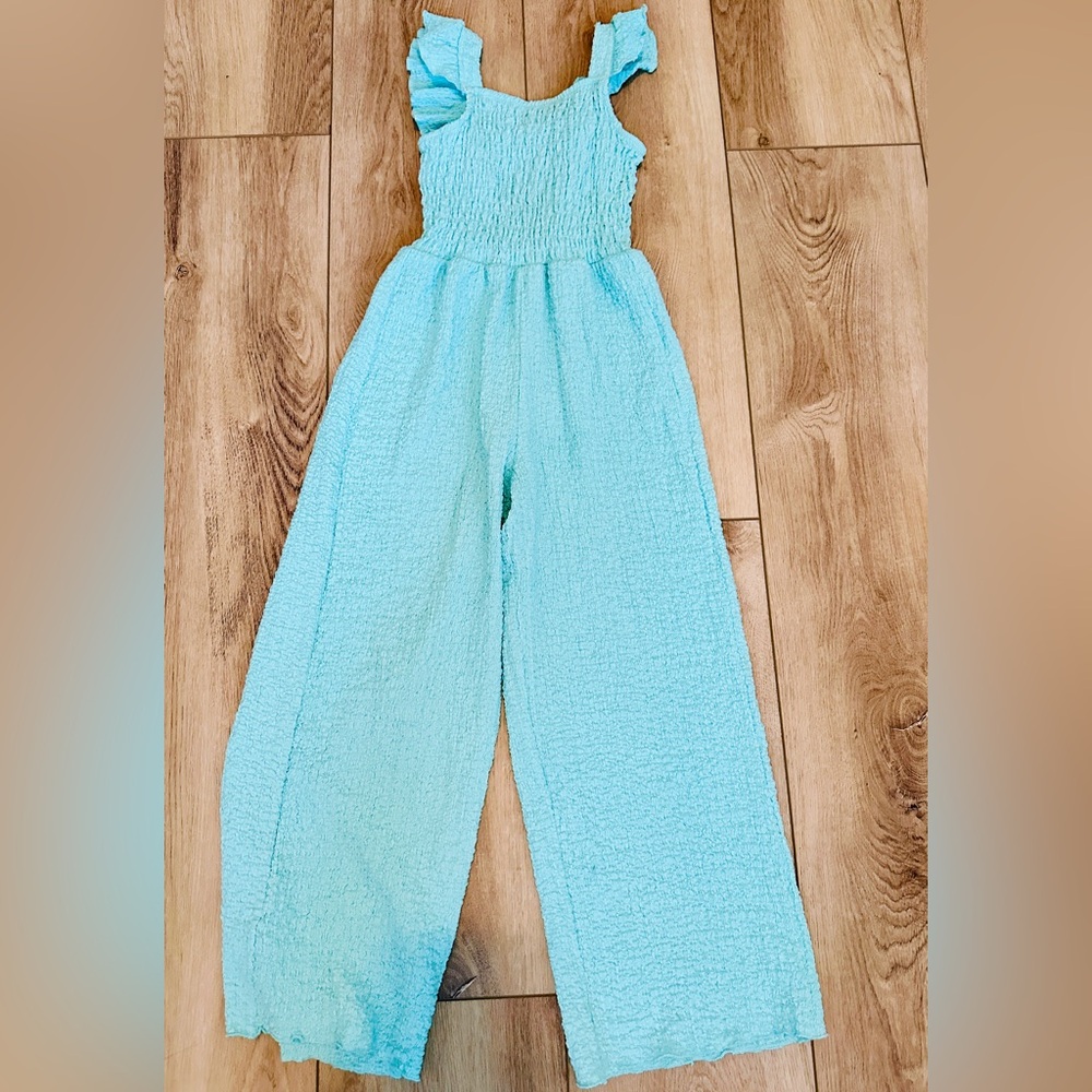 Zara light blue jumpsuit